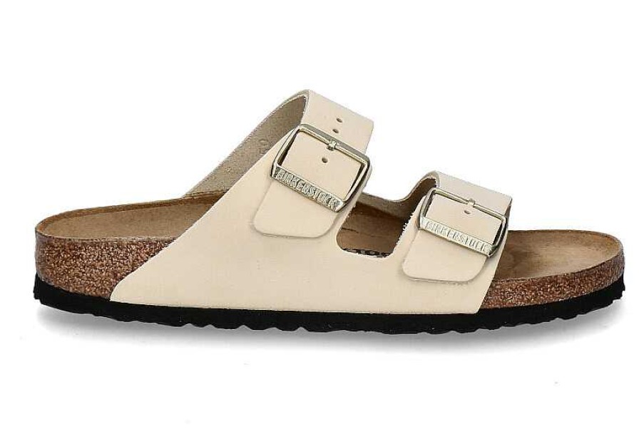 Mules | Birkenstock Birkenstock Mules Arizona Schmal Nubuk- Ecru