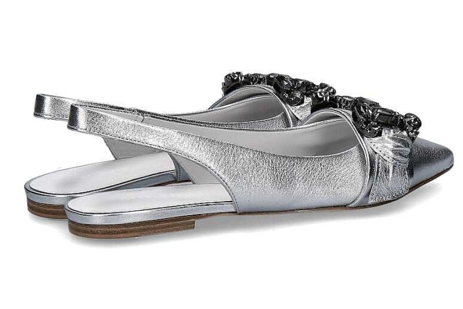 Sandals | Kennel und Schmenger Kennel & Schmenger Sling Flat Zone Silver Padded