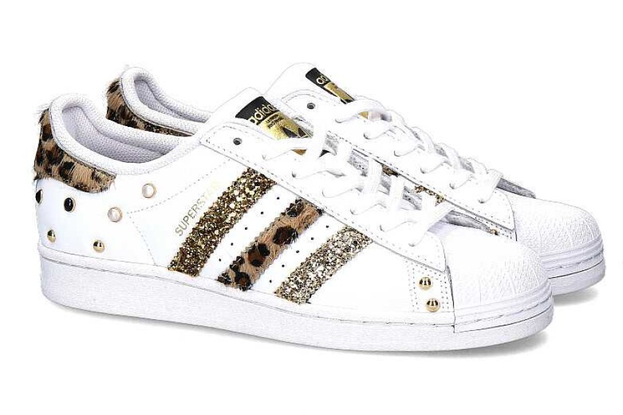 Sneakers | Ballo Da Sola Adidas By Ballodasola Sneaker Superstar White Gold