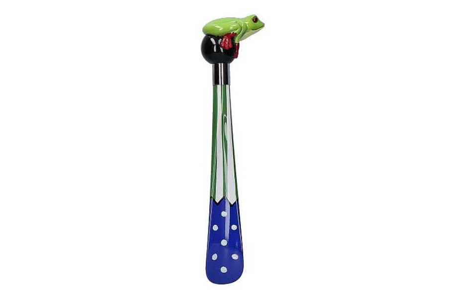 Shoehorn | Walking Sticks Walking Sticks Shoehorn Green Frog