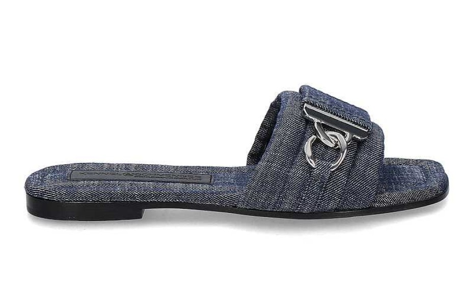 Ballet Flats | Kennel und Schmenger Kennel & Schmenger Mules Holly Denim Indigo Silver