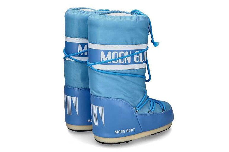 Warm Lining | Moon Boot Moon Boot Snow Boot Icon Nylon- Alaskan Blue