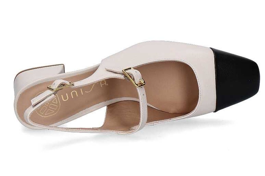 Pumps | Unisa Unisa Mary-Jane Lumis Nappa-Ivory/Black