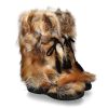 Warm Lining | Diavolezza Diavolezza Fur Boots "Foxy Rosso" Fox Fur