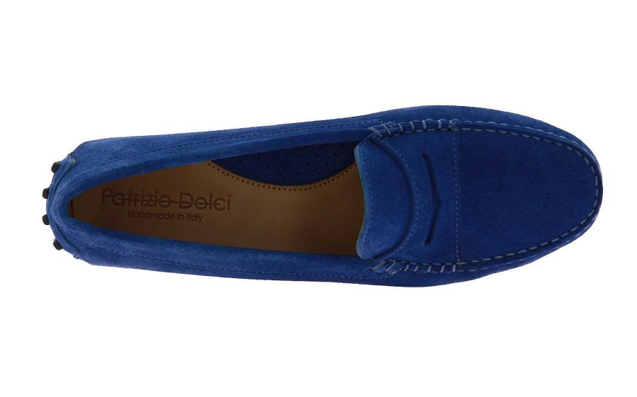 Moccasins | Patrizio Dolci Patrizio Dolci Moccasin Velour Bluette 292