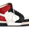 Sneakers | Buscemi Buscemi Sneaker Air Jon High White Red