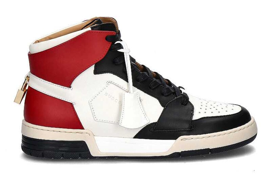 Sneakers | Buscemi Buscemi Sneaker Air Jon High White Red