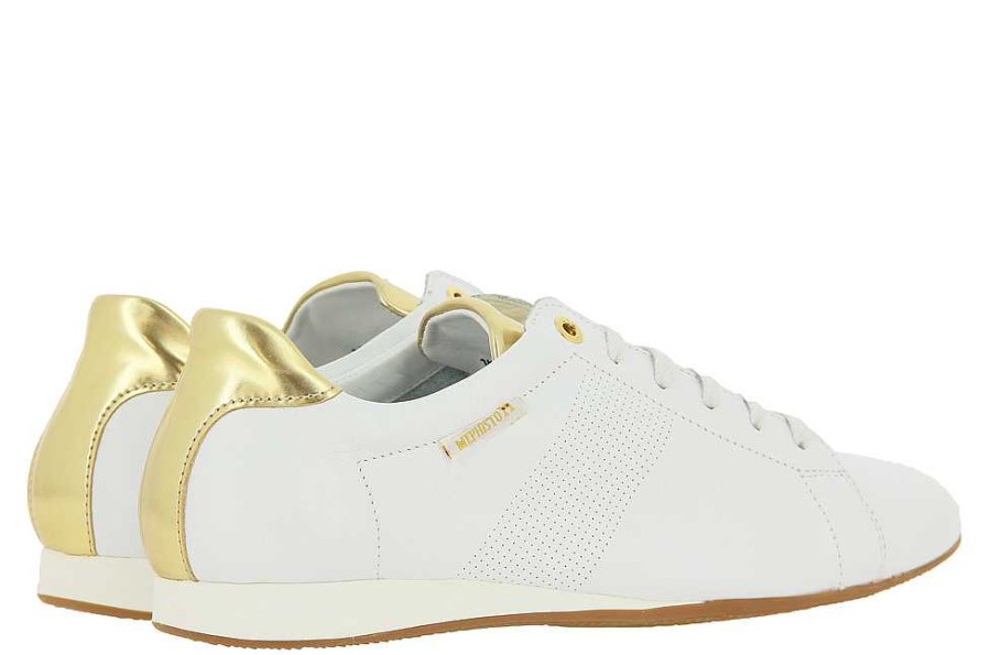 Sneakers | Mephisto Mephisto Sneaker Bessy White Softy Magic Oro