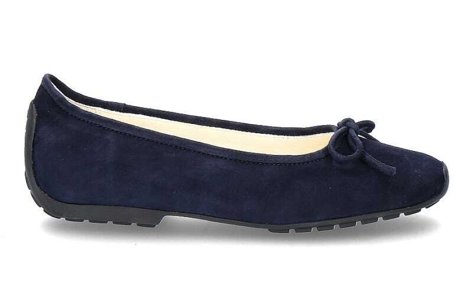 Ballet Flats | Mania Mania Ballerina Camoscio 451 Blue