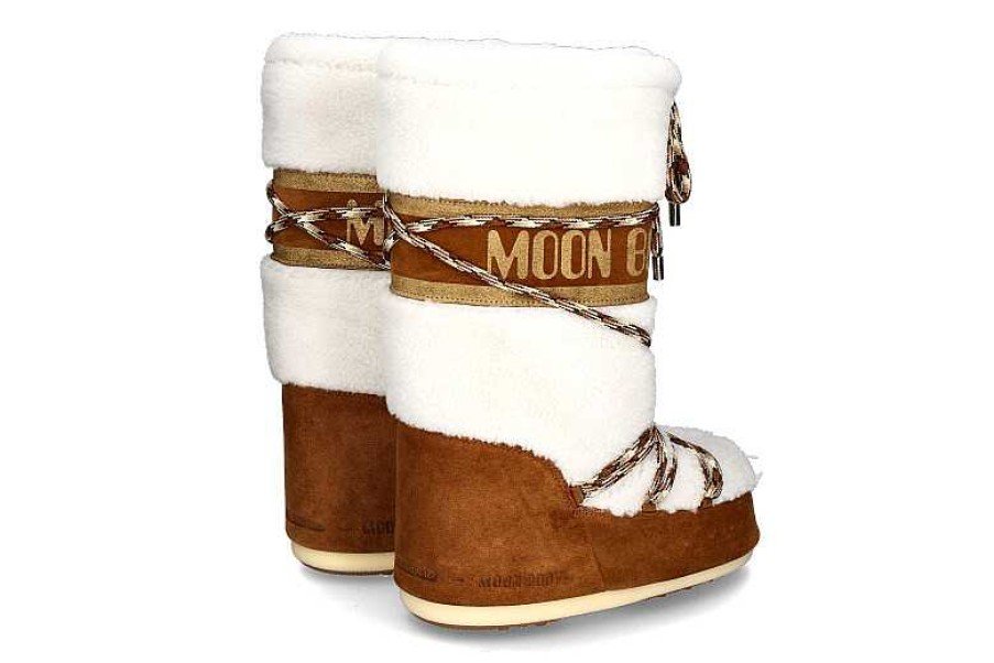 Warm Lining | Moon Boot Moon Boot Snow Boot Warm Lining Icon Shearling Whisky Off White