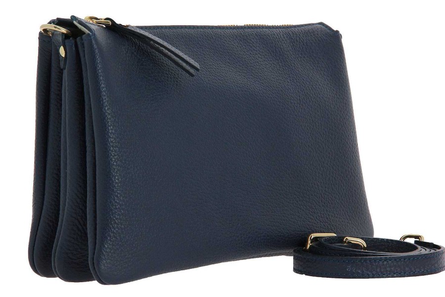 Hand Bags | Carol J. Carol J. Shoulder Bag Dollaro Calf Blue