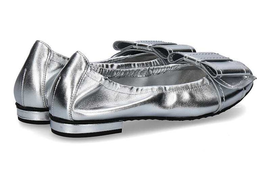 Ballet Flats | Kennel und Schmenger Kennel & Schmenger Ballerina Malu Nappa- Silver