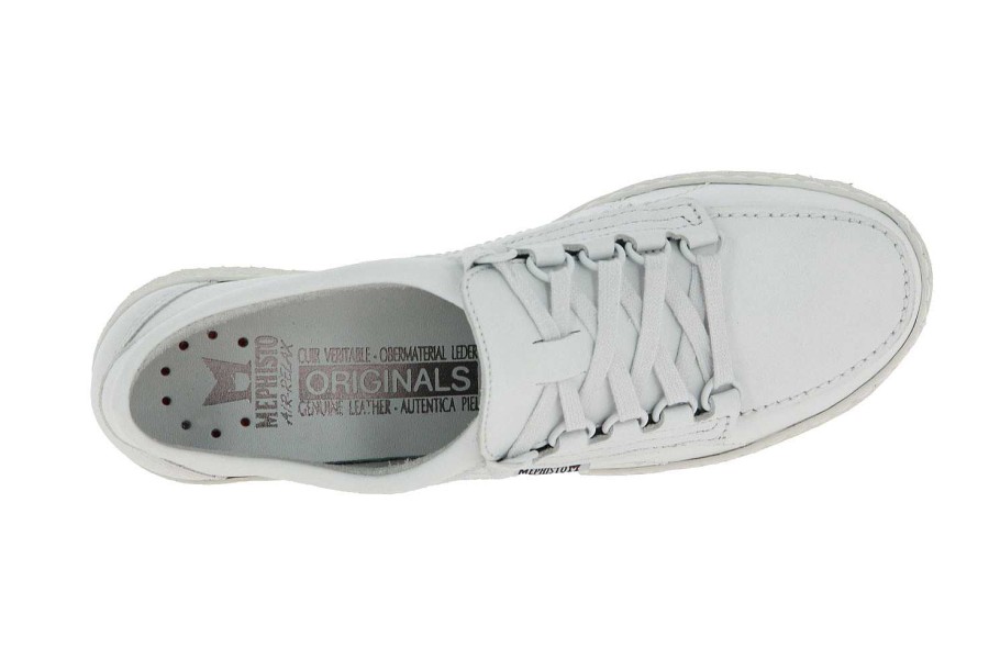 Lace-Up | Mephisto Mephisto Sneaker Lady White Sandycalf