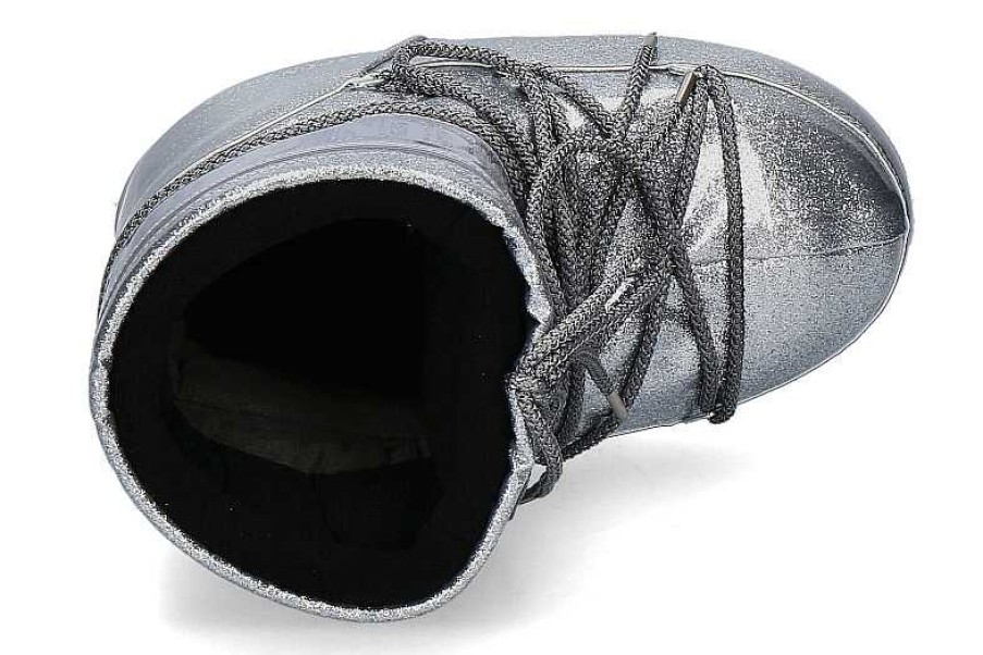 Boots | Moon Boot Moon Boot Snow Boot Icon Low Glitter- Silver