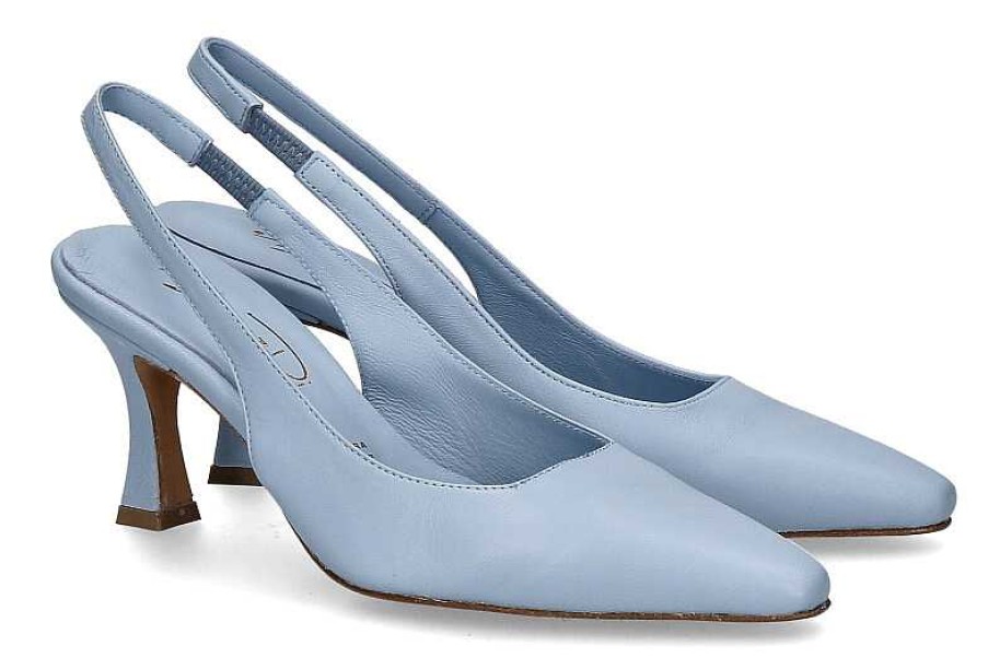 Pumps | Bianca Di Bianca Di Sling Pumps Nappa Avio Cuoio