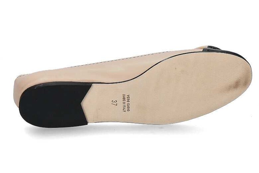 Ballet Flats | Status Status Ballerina Glossy Brandy Bianco