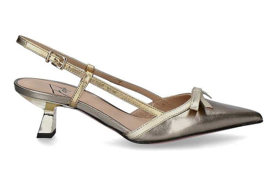 Pumps | Roberto Festa Roberto Festa Sling Pumps Iamy Luxor Alba Platino Antico