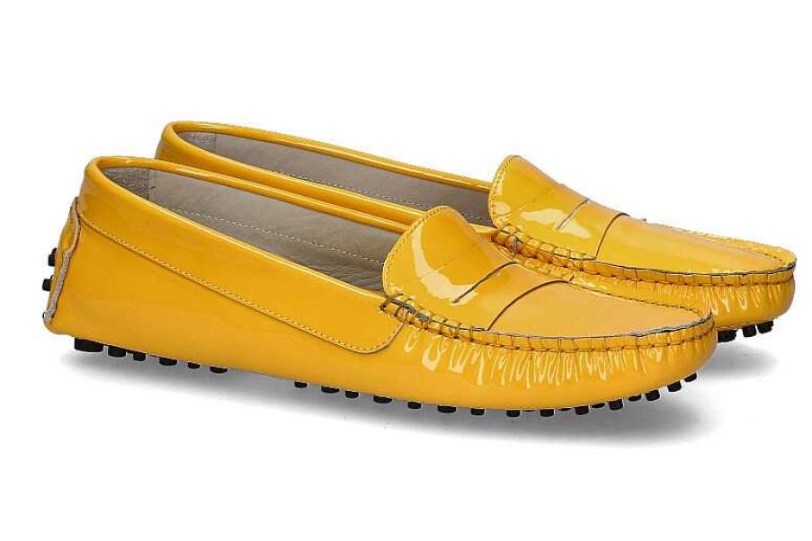 Flats | ScarpaRossa Scarparossa Slipper Gomma Vernice Giallo Yellow