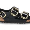 Sandals | Birkenstock Birkenstock Sandals Milano Schmal Big Buckle- High Shine Black