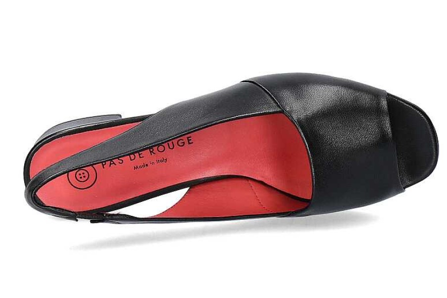 Sandals | Pas de rouge Pas De Rouge Sandals Nappa Nero