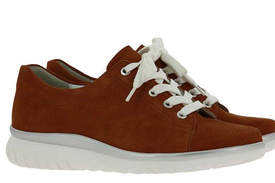 Lace-Up | Semler Semler Sneaker Lena Samt-Chevro Whisky