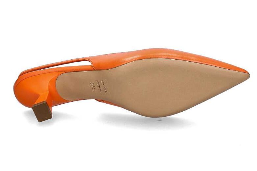 Sandals | Roberto Festa Roberto Festa Sling Pumps Arabel Nappa Orange