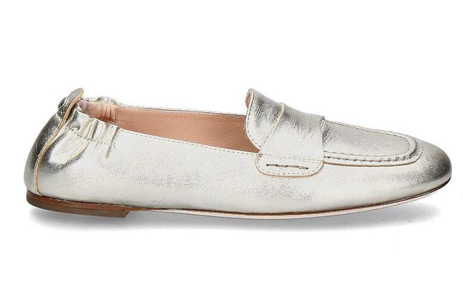 Flats | AGL Attilio Giusti Leombruni Attilio Giusti Leombruni Slipper Mara Pure Sandy/Silber