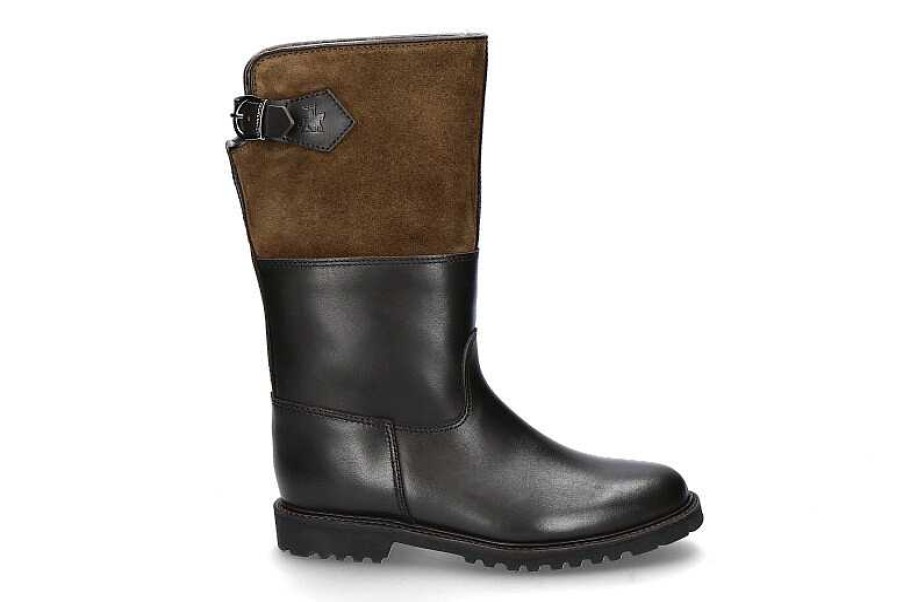 Warm Lining | Ludwig Reiter Ludwig Reiter Boots Lined Maronibrater Juchtenleder Mocca Velours Jagdgrun