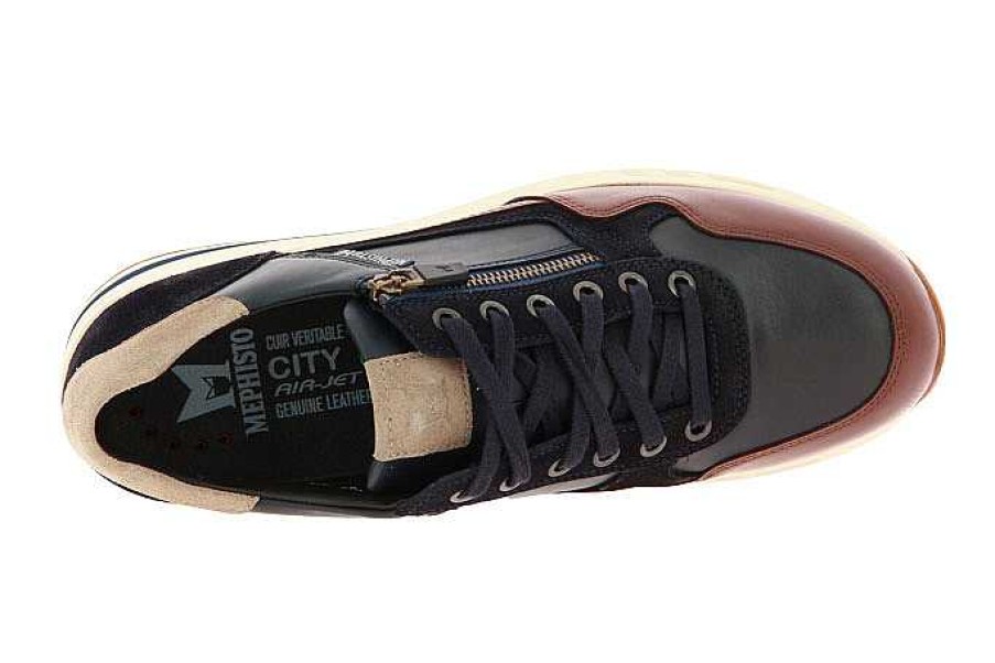 Sneakers | Mephisto Mephisto Sneaker Bradley Velours Randy Chestnut