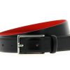 Belts | Hugo Boss Hugo Boss Gurtel Gavrilo Leather Black