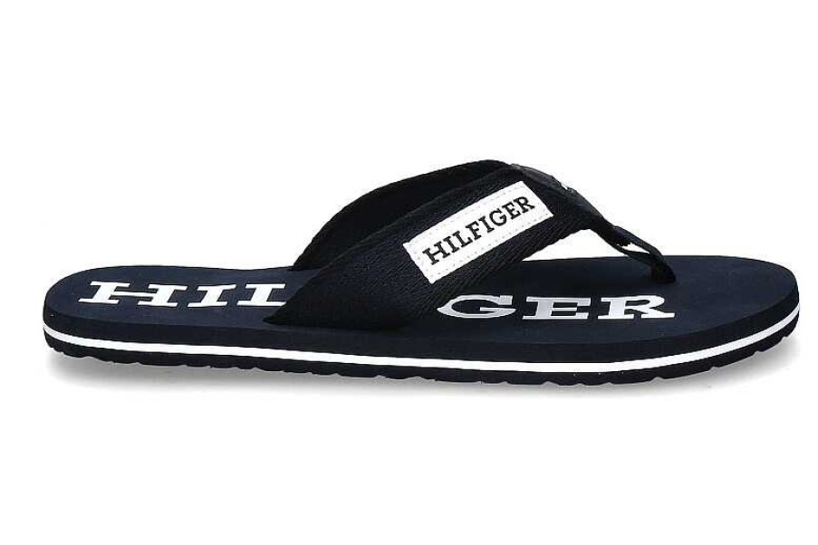 Sandals | Tommy Hilfiger Tommy Hilfiger Men'S Flip Flops Patch Beach Sandal Desert Sky