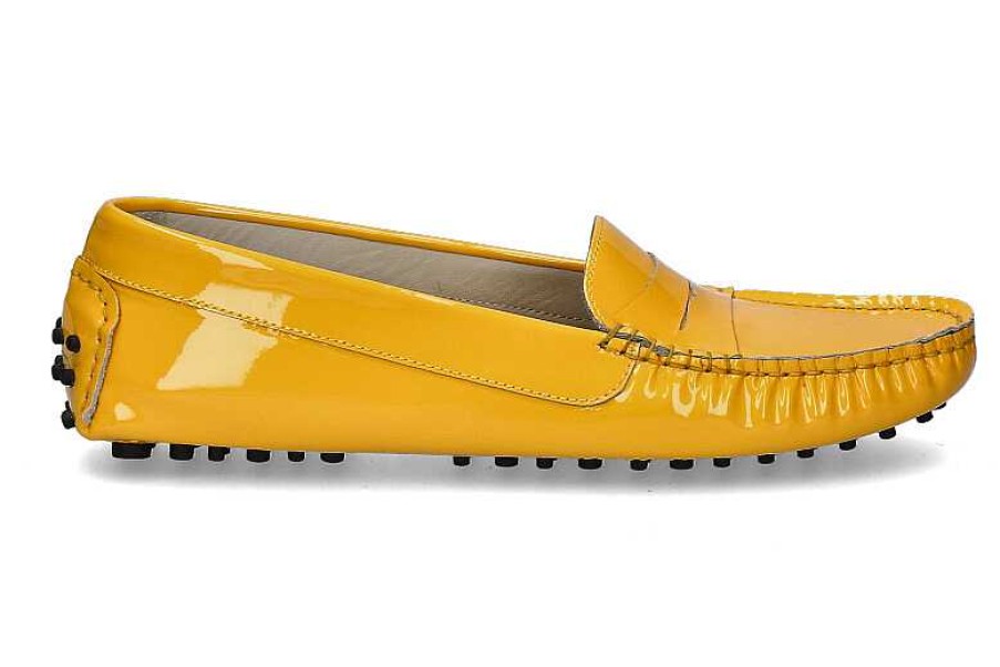 Flats | ScarpaRossa Scarparossa Slipper Gomma Vernice Giallo Yellow