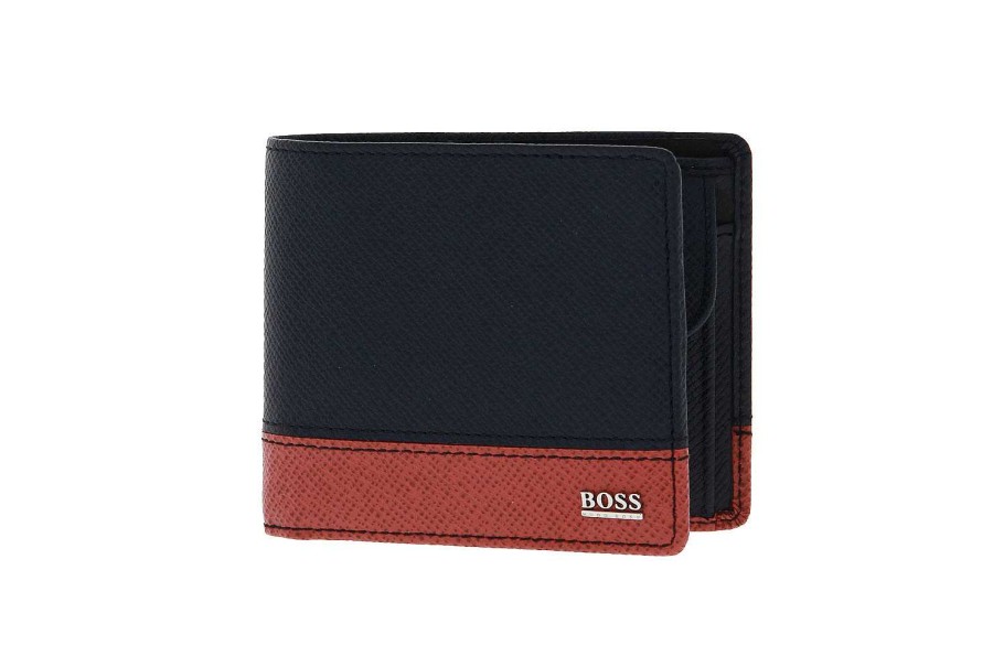 Wallets | Hugo Boss Hugo Boss Wallet Signature Blue Red