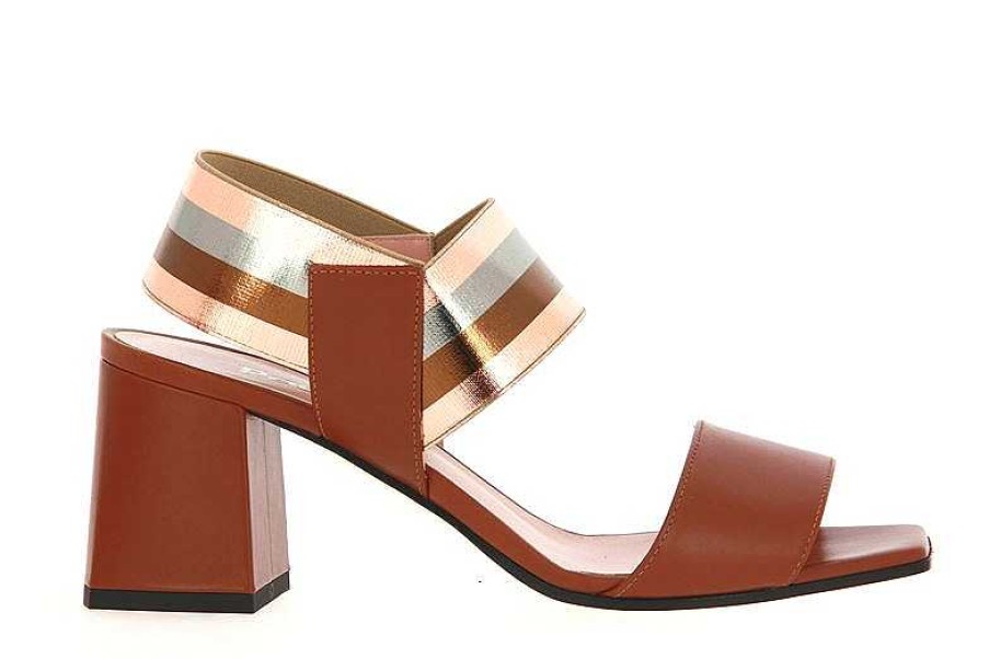 Sandals | Pollini Pollini Sandals Vitello Brown Rose