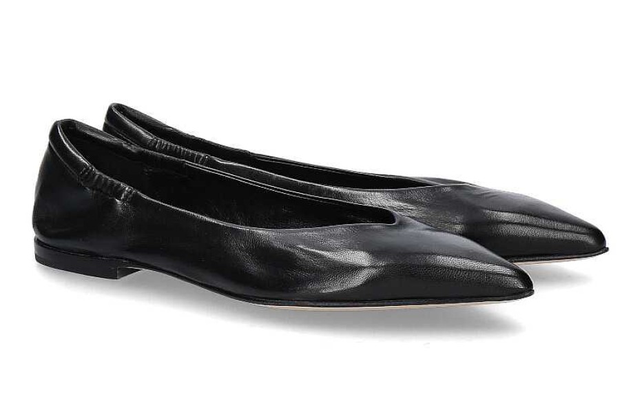 Ballet Flats | Pomme D'Or Pomme D'Or Ballerina Ingrid Glove- Nero/Schwarz