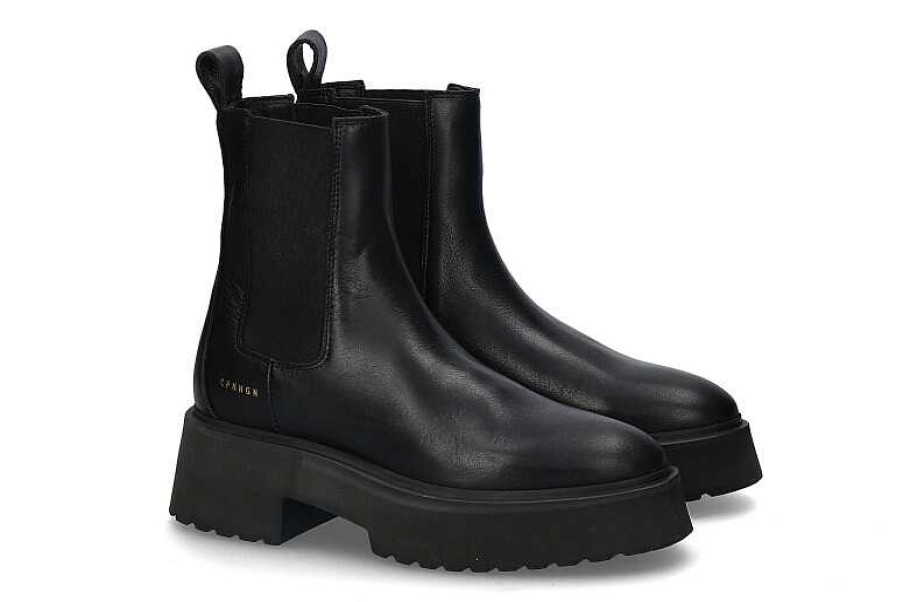 Booties | Copenhagen Copenhagen Chelsea Boot Vitello Black