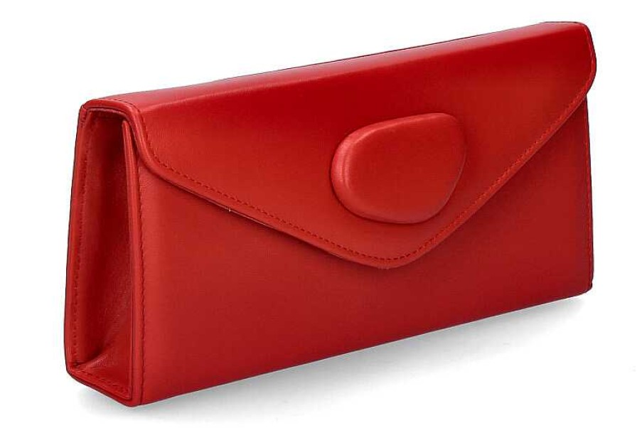 Hand Bags | Brunate Brunate Clutch Nappa Ruby Red