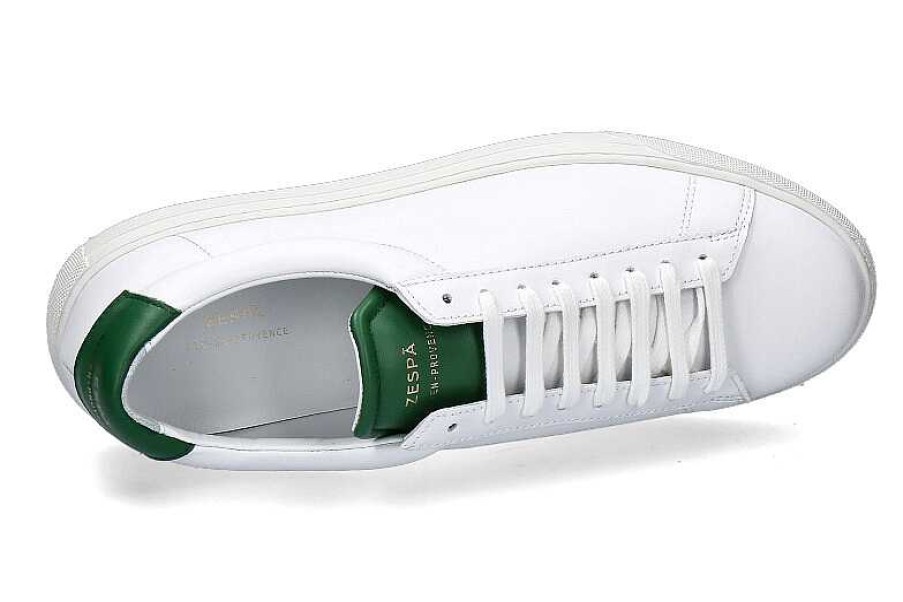 Sneakers | Zespa Zespa Sneaker Apla Nappa White Green