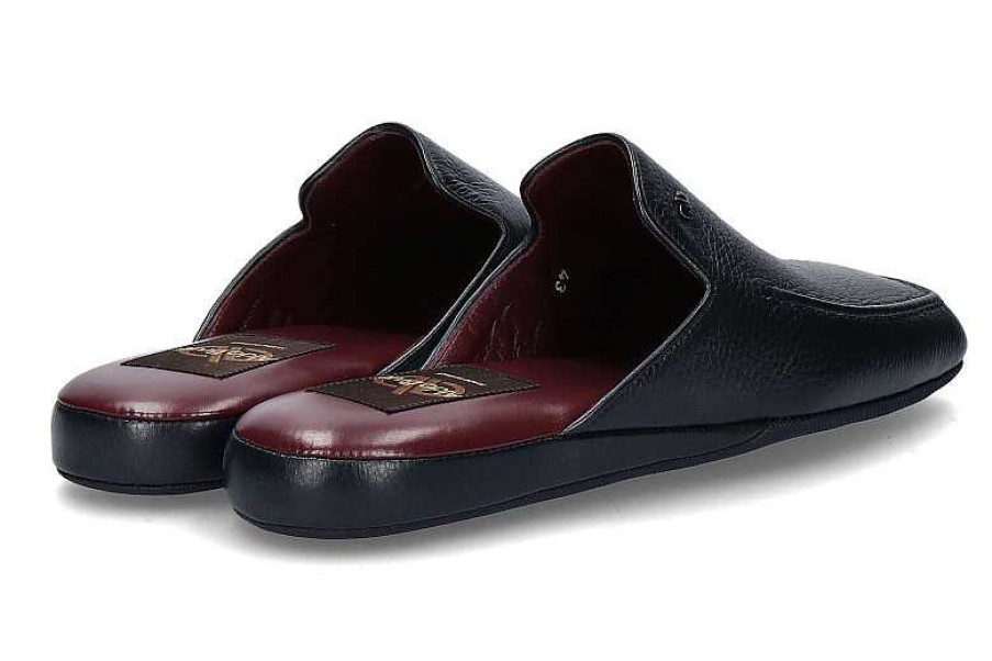 House Slippers | Aldo Brue Aldo Brue House Shoes Cervo Night Blue