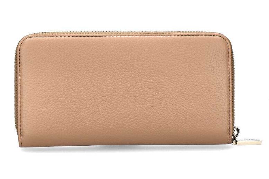 Wallets | Coccinelle Coccinelle Wallet Metallic Soft Toasted