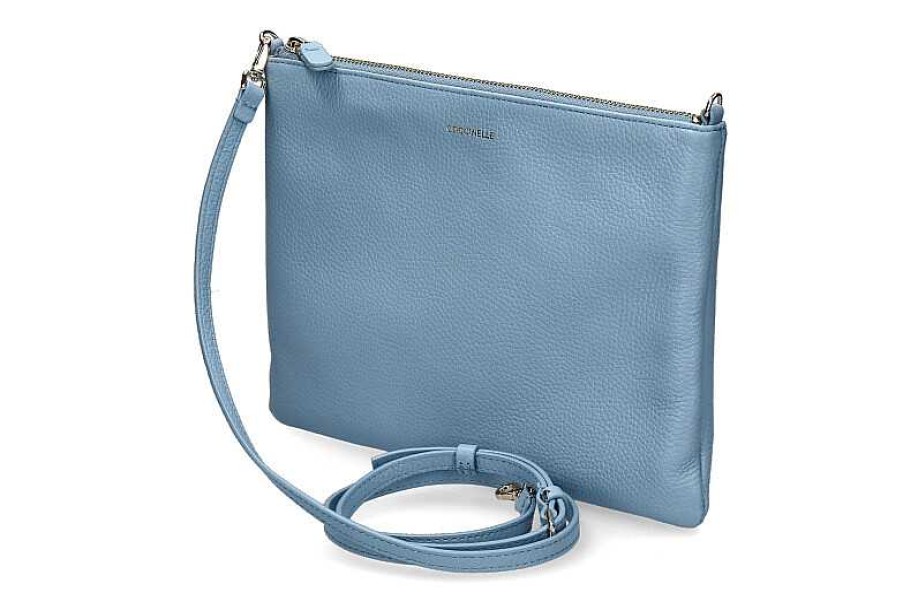 Hand Bags | Coccinelle Coccinelle Clutch Best Crossbody Medium Aquarelle Blue