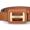 Belts | Hogan Hogan Belt Cintura Mm32 Brown