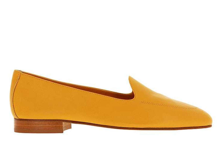 Flats | ScarpaRossa Scarparossa Slipper Benito Nappa Giallo