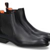 Boots | Santoni Santoni Chelsea Boot Nappa Nero- Schwarz