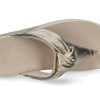 Mules | Fitflop Fitflop Zehentrenner Toe Post Leather Platino