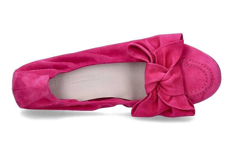 Ballet Flats | Kennel und Schmenger Kennel & Schmenger Ballerina Malu Samtziege- Fuxia