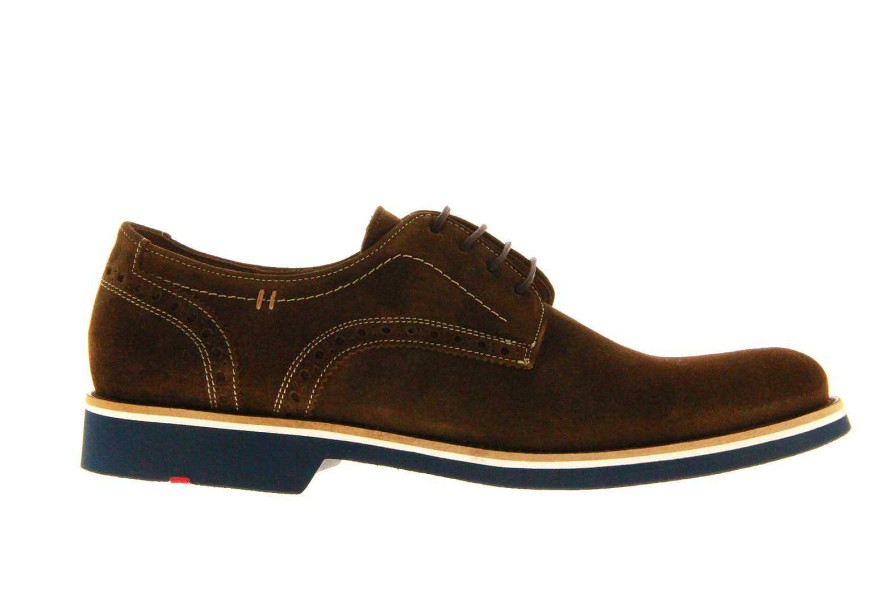 Oxfords | Lloyd Lloyd Lace-Up Floyd Libra Suede Cigar