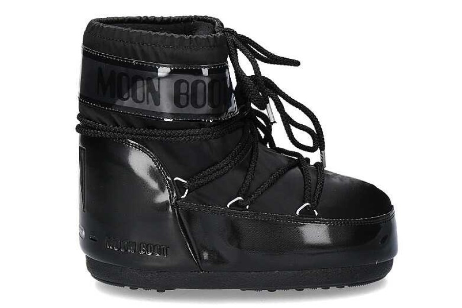 Booties | Moon Boot Moon Boot Classic Low Glance Black