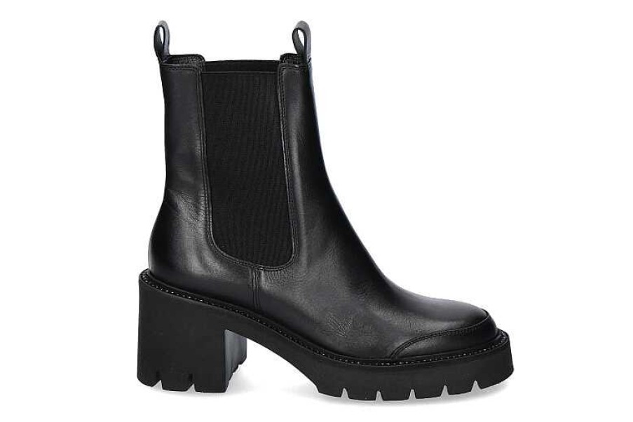 Booties | Kennel und Schmenger Kennel & Schmenger Ankle Boots Glossy Calf Black- Schwarz