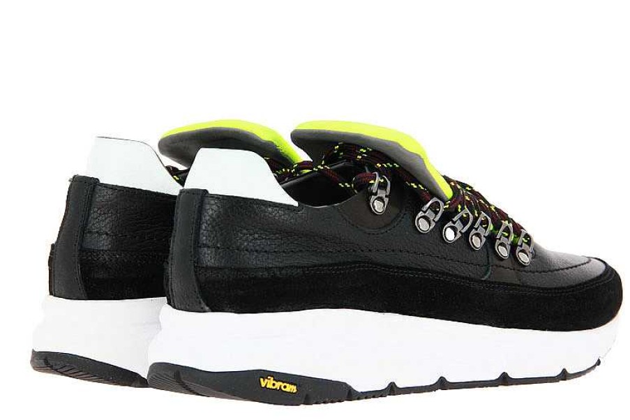 Sneakers | Pollini Pollini Sneaker August Nero Giallo Bianco